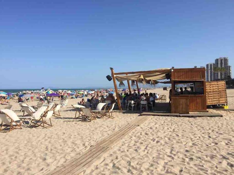 New Stylish Beach Front Apartment Cullera Luaran gambar